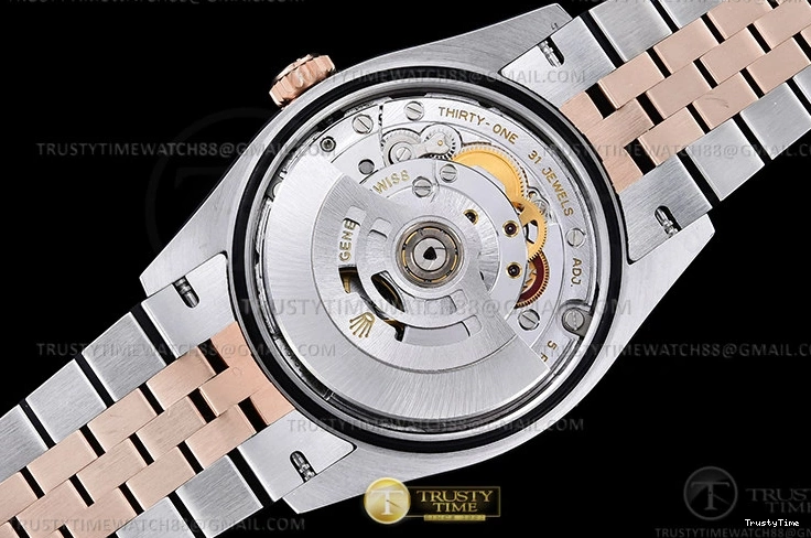 0203 TimelessDesign RDJ0454C – DJ 36mm Jub Flt 904L RG SS P-Grey Dia VSF VS 763